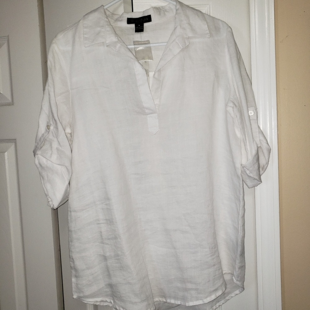 100% linen NWT blouse